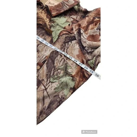 WOOLRICH Camo Microfiber Hunting Jacket Pants Advantage Timber Saddle-Cloth